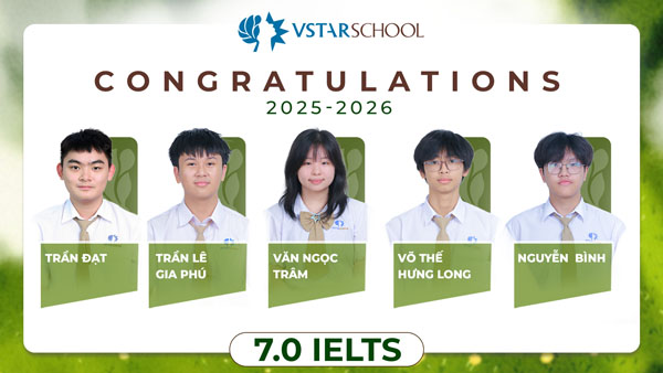 CHÚC MỪNG HỌC SINH KHỐI 11 ĐẠT KẾT QUẢ CAO TRONG KÌ THI IELTS NH 2025-2026